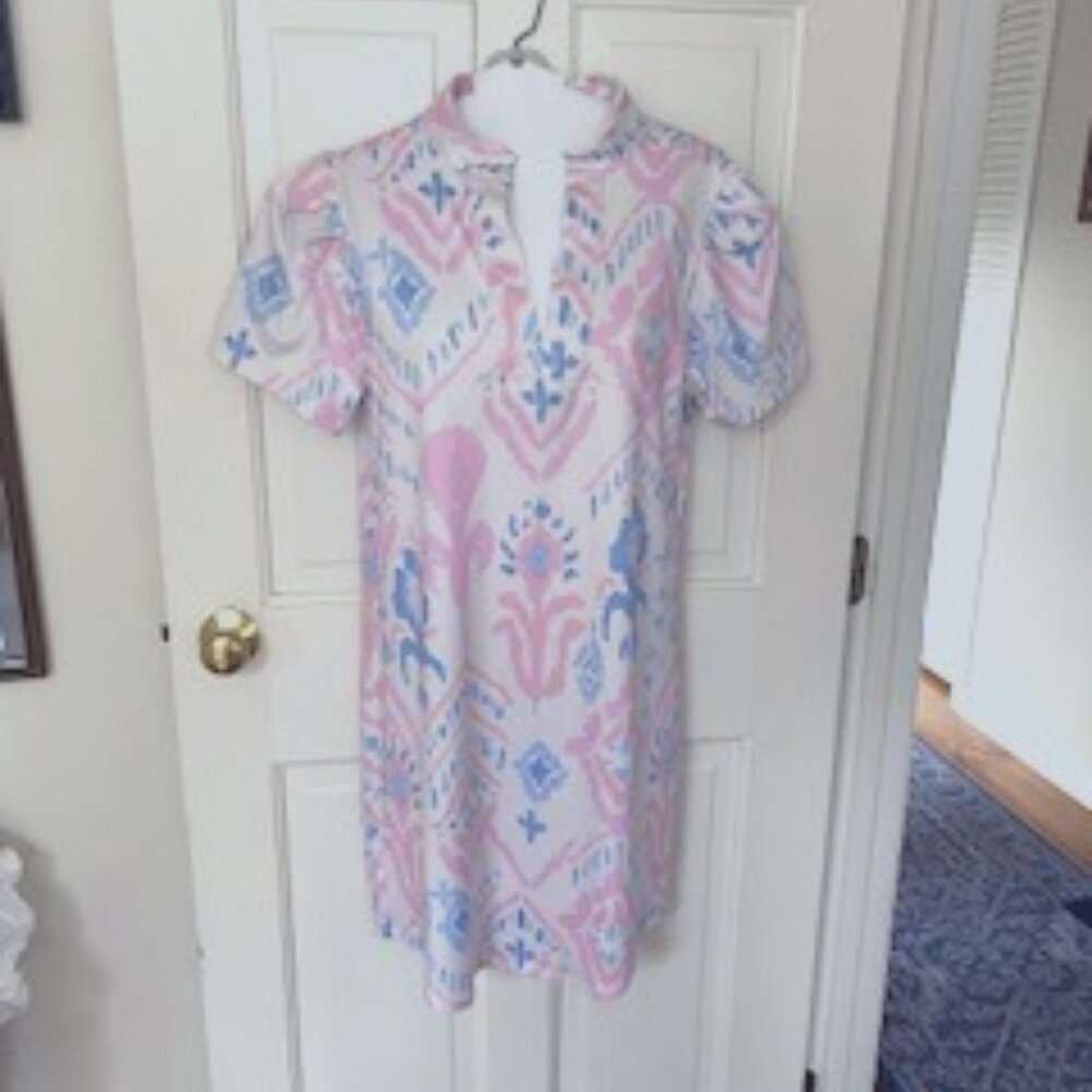 Dudley Stephens short sleeve knit dress, size medium